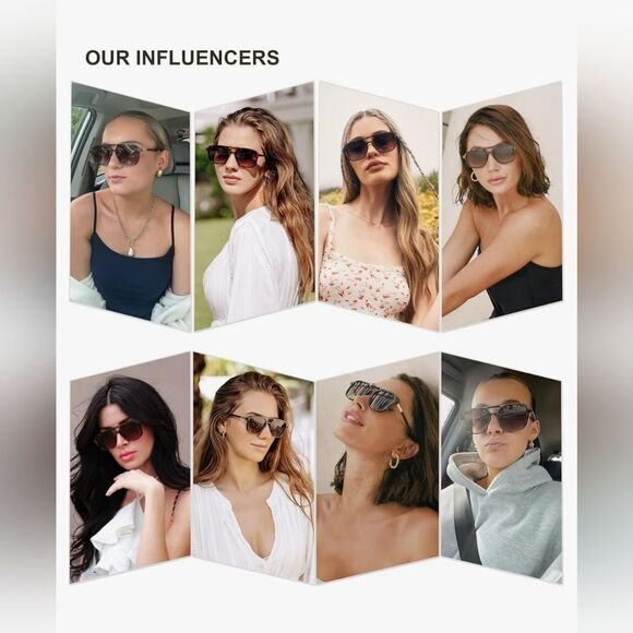 New In Box SOJOS Brown Tortoise Retro Aviator Sunglasses - Picture 6 of 9